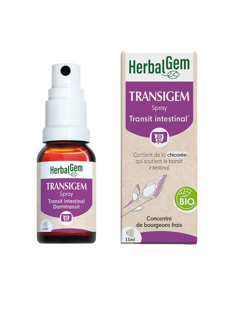 HerbalGem Transigem Spray Concentré de Bourgeons Frais Bio 15 ml
