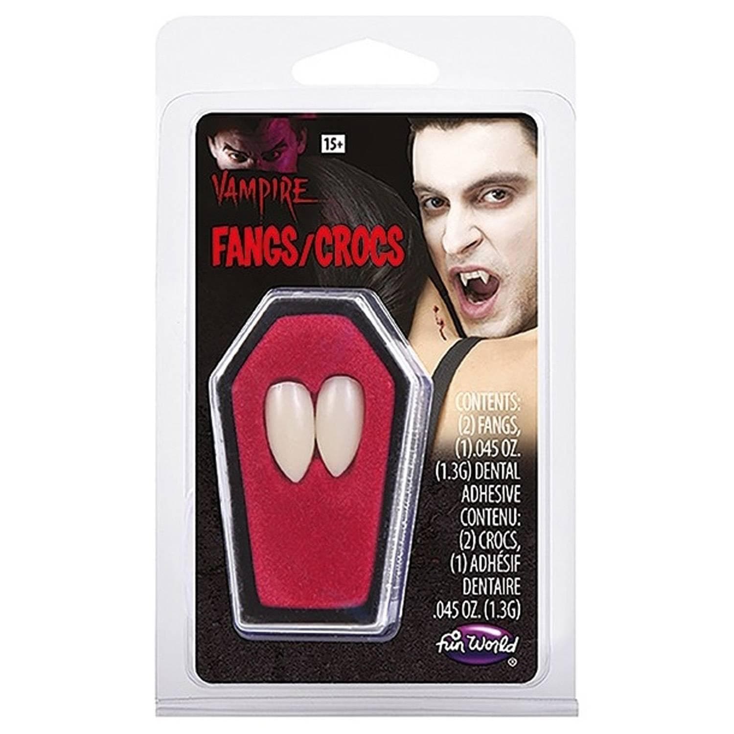 Boitier cercueil avec 2 canines de Vampire